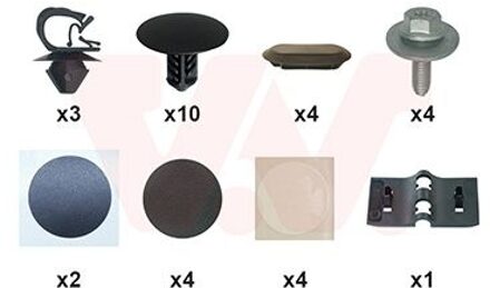 Montageset Motorkap 1506797