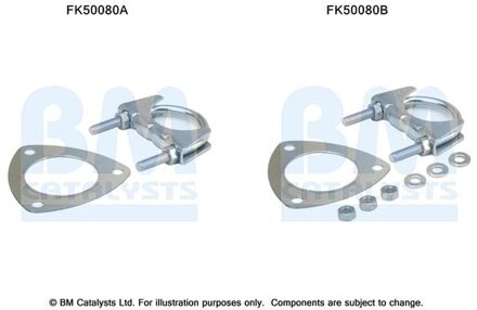 Montageset, uitlaatpijp FK50080