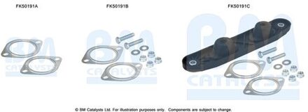 Montageset, uitlaatpijp FK50191