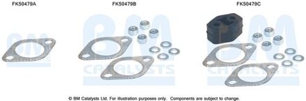 Montageset, uitlaatpijp FK50479