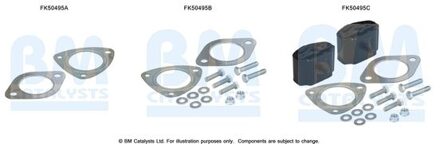 Montageset, uitlaatpijp FK50495
