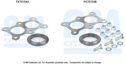 Montageset, uitlaatpijp FK70154