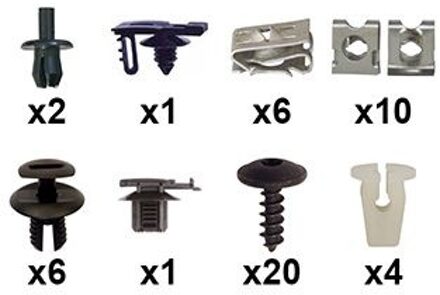 Montageset Voorbumper 4929794