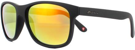 Montana by SGB zonnebril unisex zwart/rood (MS48)