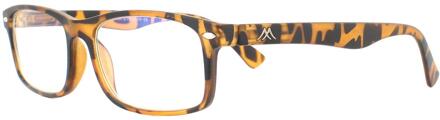 Montana Leesbril BLF83A Matte Schildpad Bruin Blauw Lichtblok +1,00