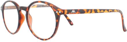 Montana leesbril bril MR65-A MATTE BROWN TURTLE MEN MEN Women +3,00 Bruin
