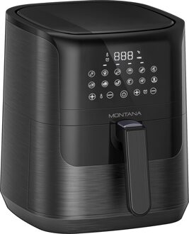 Montana MF-300 Compact Airfryer Zwart