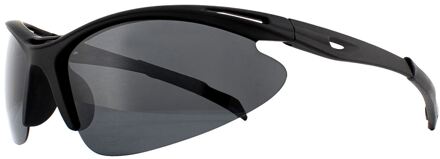 Montana Montana-Zonnebril SP301 Zwarte Rubberen Rook Gepolariseerd - maat