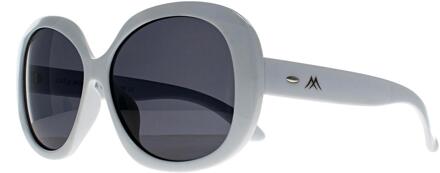 Montana MP63 C glanzend zwart rookgrijs gepolariseerde zonnebril - maat