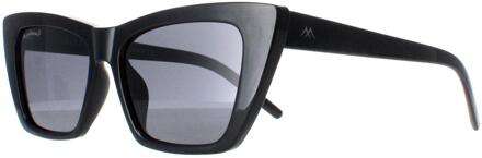 Montana MP64 glanzend zwarte smoke gepolariseerde zonnebril