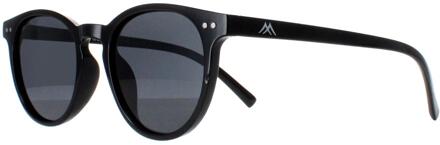 Montana MP75 glanzend zwarte smoke gepolariseerde zonnebril - One Size