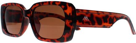 Montana MP76 Een glanzende schildpadbruine gepolariseerde zonnebril