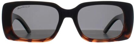 Montana Rechthoek Dames Glimmend Zwart Schildpad Rook Gepolariseerd MP194 - One Size