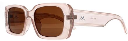 Montana Rechthoek Vrouwen Kristal Roze Bruin MP76 - One Size