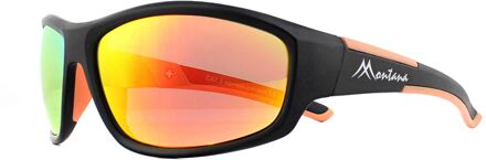 Montana Zonnebril SP311A Zwarte Rook Rook Gepolariseerd - One Size