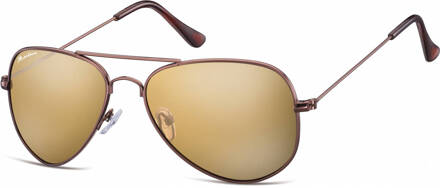 Montana zonnebril unisex Aviator bruin (MS94D)