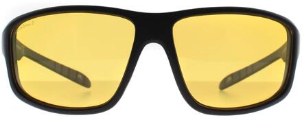 Montana Zonnebril Unisex Cat.1 Matzwart/geel (sp313f)