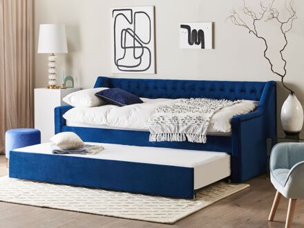 MONTARGIS Bed blauw 90x200