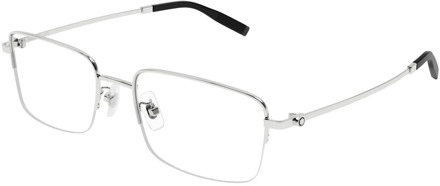 Montblanc Glasses Montblanc , Gray , Heren - 54 MM