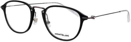 Montblanc Stijlvolle Optische Bril Mb0155O Montblanc , Black , Heren - 51 MM