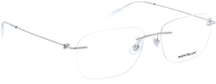 Montblanc Stijlvolle originele receptbrillen voor mannen Montblanc , Gray , Heren - 56 MM