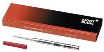 Montblanc vulling voor de balpen, kleur modena red (schrijfdikte medium) à 2 stuks