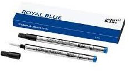 Montblanc vulling voor de rollerball legrand, kleur royal blue (schrijfdikte fijn)