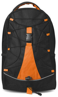 Monte lema rugzak met contrastdetail Oranje - One size