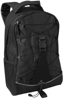 Monte lema rugzak met contrastdetail Zwart - One size