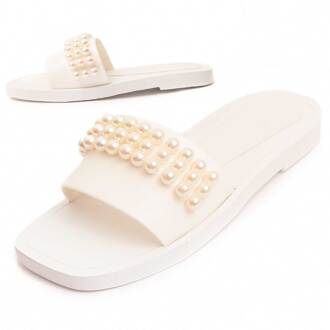 Monte Vita Platte Sandalen Summi6 In Wit