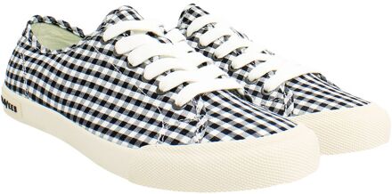 Monterey Americana Dames Zwart/Wit Plimsolls - EU 40.5 / UK 7