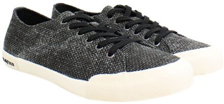 Monterey Raffia Dames Zwarte Sneakers - maat EU 38 / UK 5