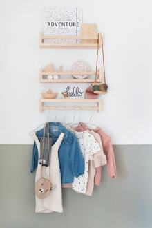 Montessori Boekenplank Kind Babykamer Muur Rack Houten Boekenkast 3 Stuks Rack