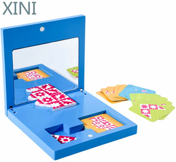 Montessori Educational Wooden Toys Mirror Imaging Puzzle Children Kids Education Sensory Toys Kindergarten Learning Didactic