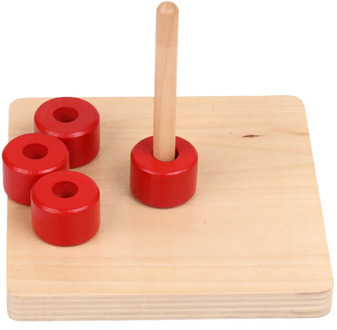 Montessori Educational Wooden Toys Sensory Teaching Ring Toys Montessori Educational Wooden Toys For Children Learning K0986Y