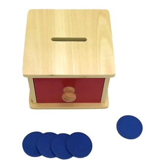 Montessori Infant Coin Box Bank Game Safety Water Paint