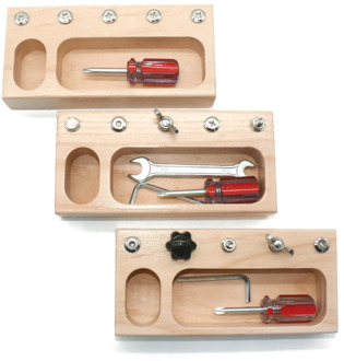 Montessori Material Sensory Toys Screw Bolts Sets Montessori Educational Wooden Toys for Children Juguetes Montessori A1046F