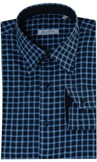 Monti blauw overhemd Country - 39