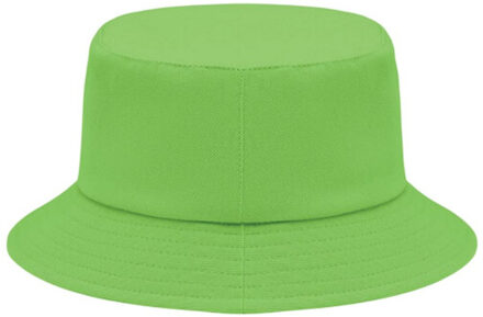 Monti zonnehoed van geborsteld katoen Groen - One size