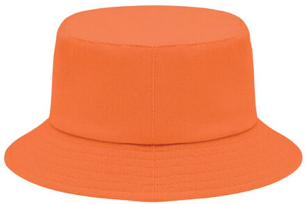 Monti zonnehoed van geborsteld katoen - maat One size Oranje