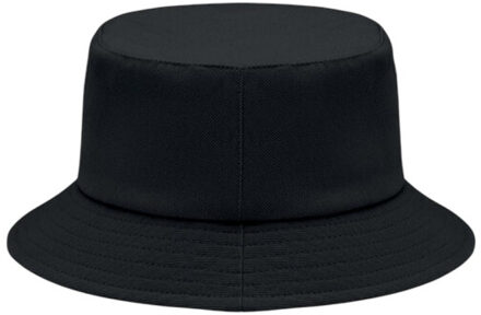 Monti zonnehoed van geborsteld katoen Zwart - One size