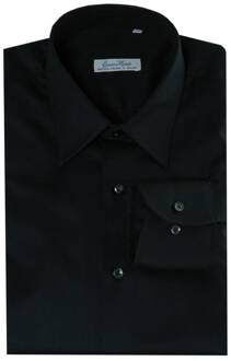 Monti zwart overhemd Aliseo SLIM FIT - 42