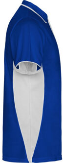 Montmelo sportpoloshirt met korte mouwen voor volwassenen - maat L Blauw