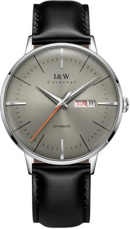 Montre homme Luxury Brand I&W Fashion Automatic Mechanical Wach Men Japan MIYOTA Movement Watches Sapphire Calendar Waterproof