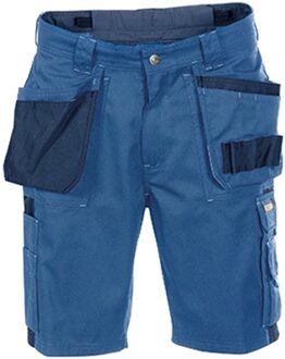 Monza multizakkenshort Korenblauw/Marineblauw maat 48