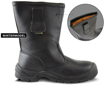 Monza Werklaars Hoog S3 | Zwart | Maat 39 - 8719388008790