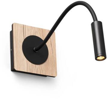Mood LED wandspot met beweegbare leesarm zwart