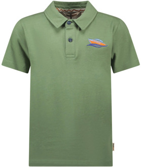 Moodstreet jongens polo Army - 146-152