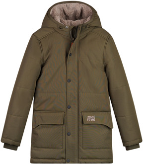 Moodstreet jongens winterjas Groen - 110