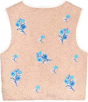 Moodstreet meisjes gilet Ecru - 2